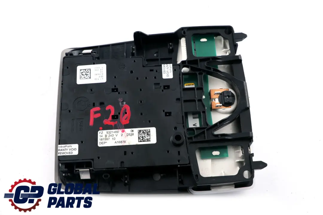 Schalter Einheit Dach Licht Steuerung Himmel Modul Grau für BMW F20 F30 F31 mit Teilenummer 9321469 BMW F20 F30 F31 Schalter Einheit Dach Licht Steuerung Himmel Modul Grau - SKU 9321469 - Teilenummer 9321469