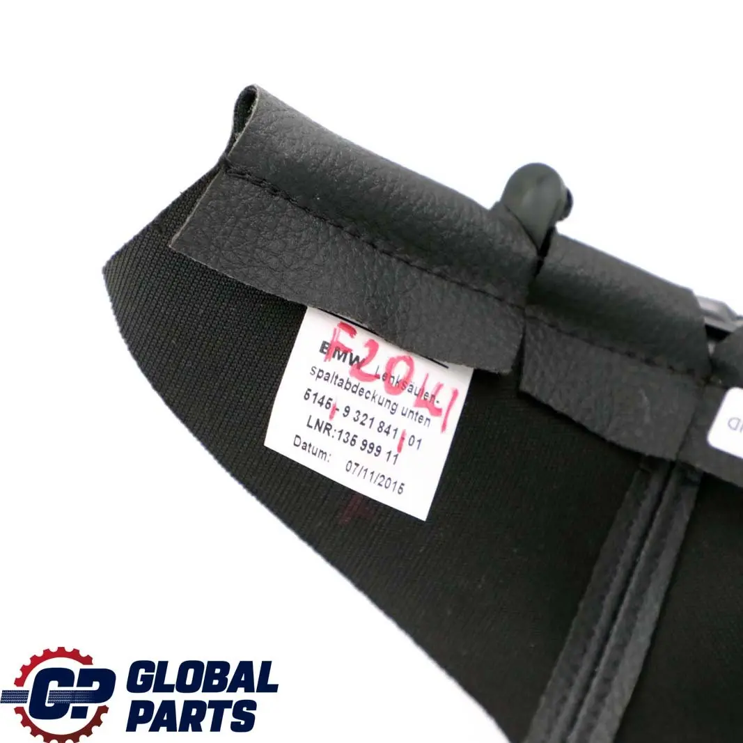 Gap Cover Trim Panel Steering Column Bottom para BMW F20 F21 F22 con número de pieza 9321841 BMW F20 F21 F22 Gap Cover Trim Panel Steering Column Bottom - SKU 9321841 - Número de pieza 9321841