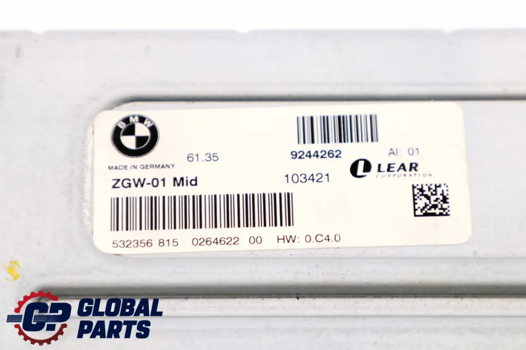 Gateway Modul BMW F01 F10 F11 F12 Zentrale Karosserie Steuerung 9244262 für mit Teilenummer 9322532 Gateway Modul BMW F01 F10 F11 F12 Zentrale Karosserie Steuerung 9244262 - SKU 9322532 - Teilenummer 9322532