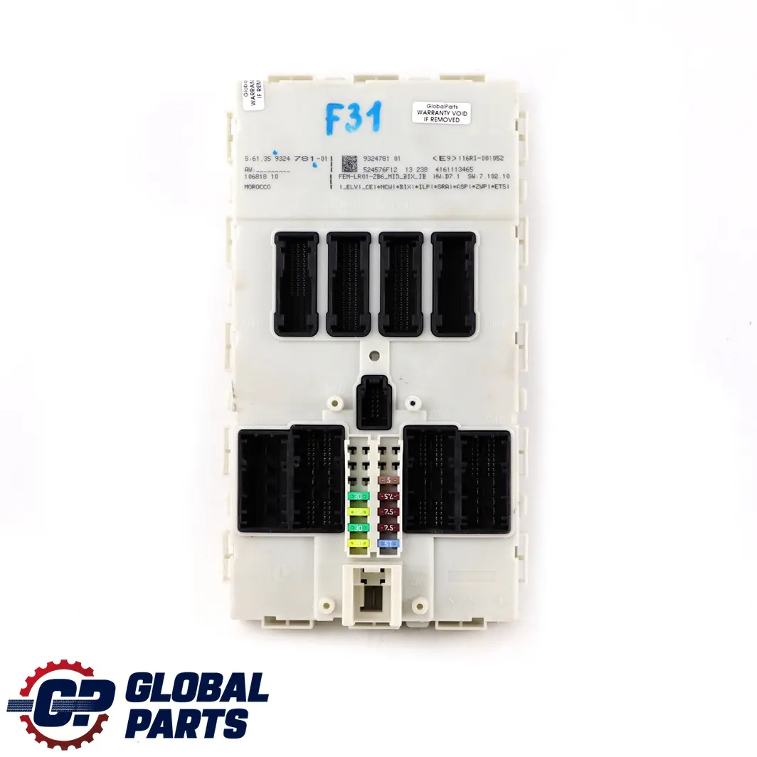 Modul Steuergerät FEM für BMW F20 F21 F22 F30 F31 F32 F36 mit Teilenummer 9324781 BMW F20 F21 F22 F30 F31 F32 F36 Modul Steuergerät FEM - SKU 9324781 - Teilenummer 9324781