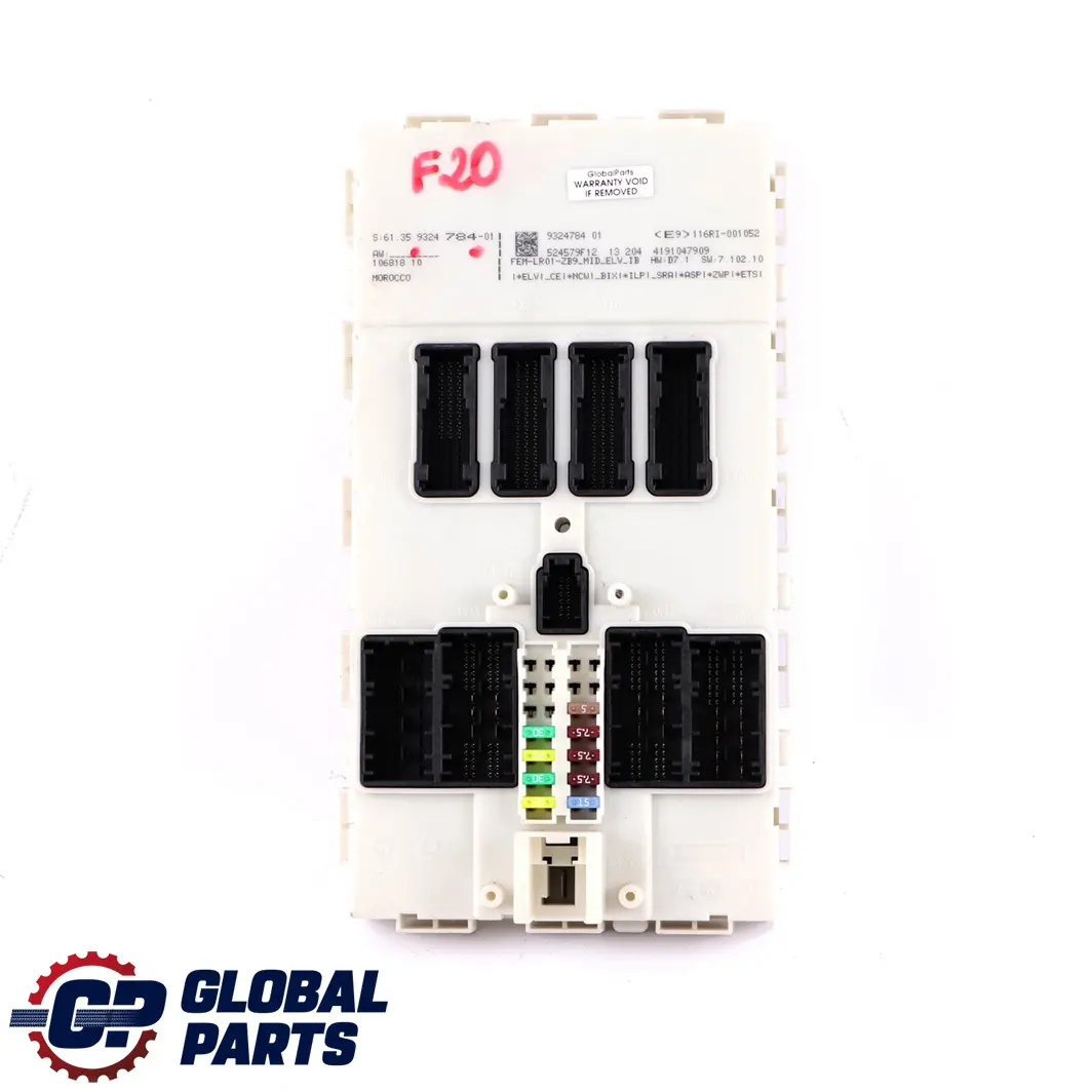 BMW F20 F21 F22 F30 F31 F32 F36 Modul Steuergerät FEM - SKU 9324784 - Teilenummer 9324784