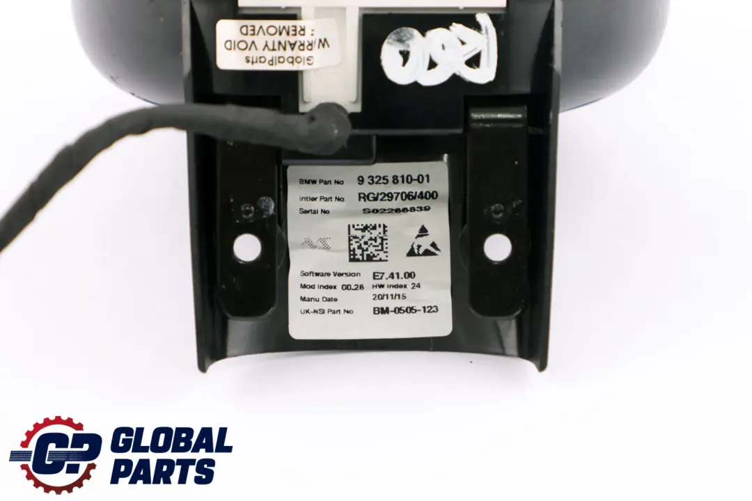 Tacometro Cuentarrevoluciones Antracita para Mini Cooper R60 R61 con número de pieza 9325810 Mini Cooper R60 R61 Tacometro Cuentarrevoluciones Antracita - SKU 9325810 - Número de pieza 9325810