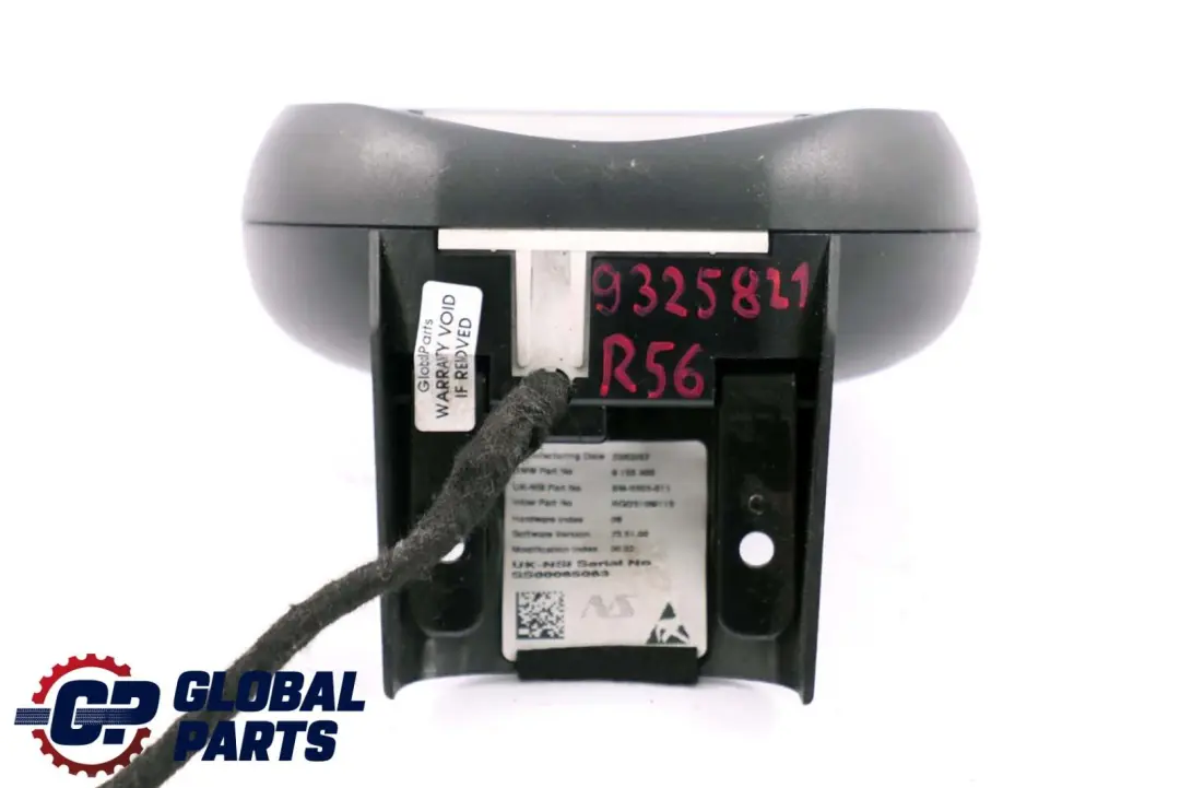  Tachymètre Jauge Mini R55 R56 Comptoir Révolution Brillant Argent 9153400 - SKU 9325821 - Numéro de pièce 9325821