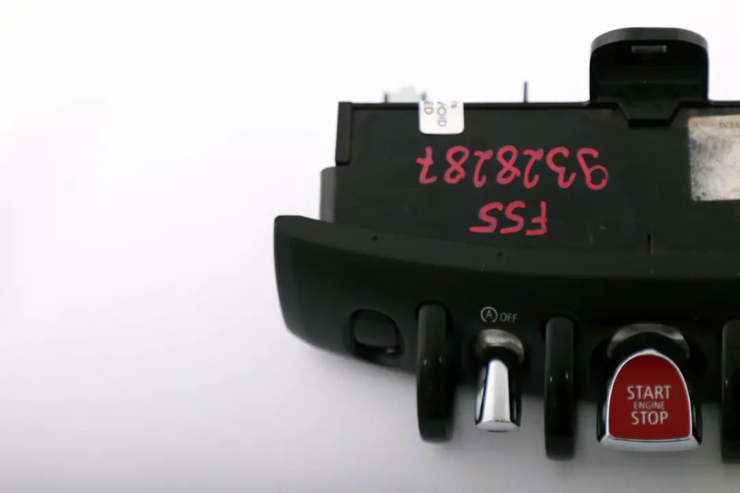 Mini Cooper F55 F56 Unité contrôle Console Commutateur d'allumage arrêt - SKU 9328287 - Numéro de pièce 9328287