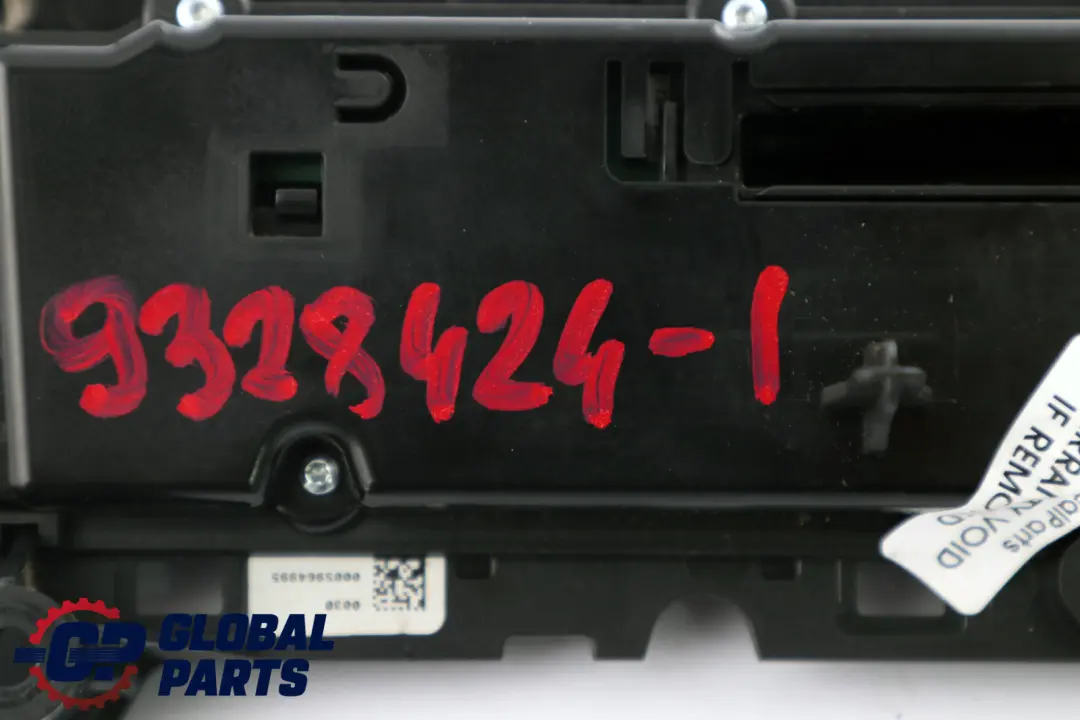 BMW 5 F10 F11 Radio Panel Control Switch Unit Panel Black - SKU 9328424-1 - Part number 9328424