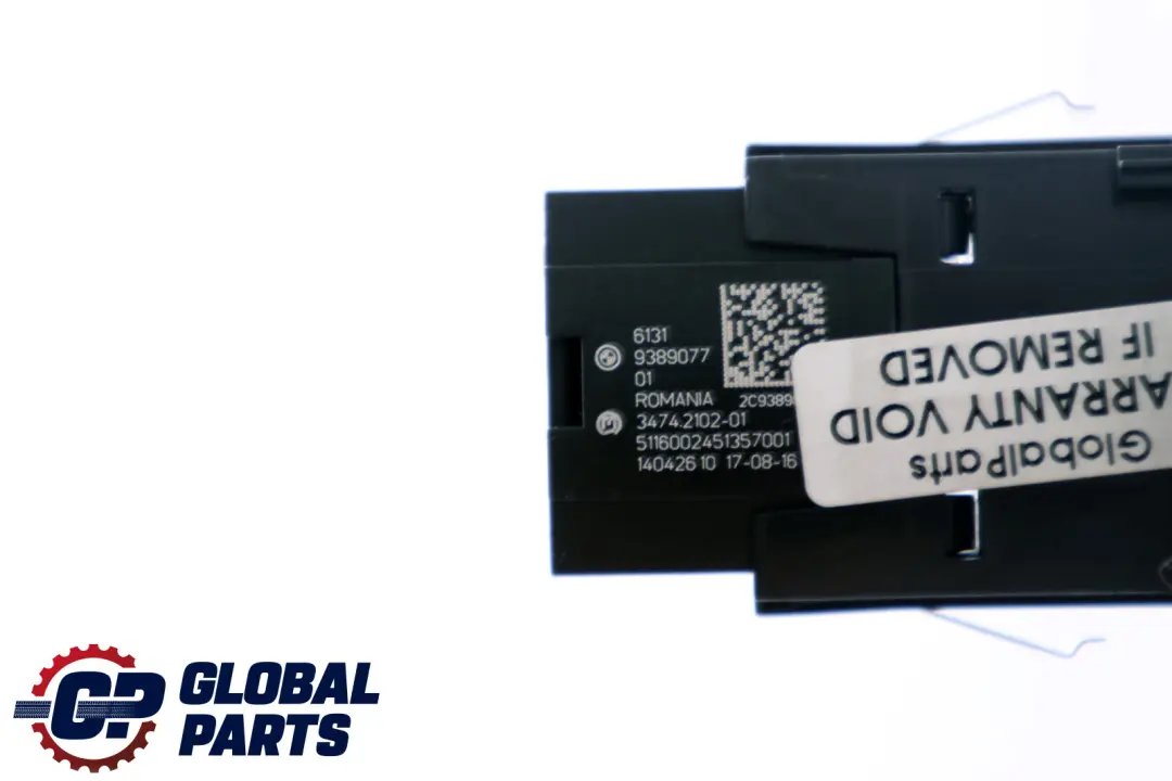 Bouton Contacteur Detresse Avertissement Clignotant pour Mini Cooper F55 F56 à propos du numéro de pièce 9329949 Mini Cooper F55 F56 Bouton Contacteur Detresse Avertissement Clignotant - SKU 9329949 - Numéro de pièce 9329949