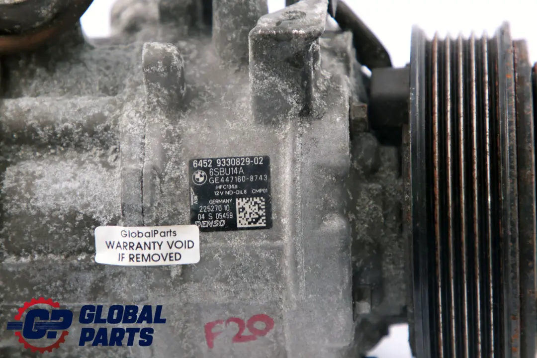 BMW F20 F21 F30 Aire Acondicionado A/C Compresor Bomba 120D 320D N47N - SKU 9330829 - Número de pieza 9330829