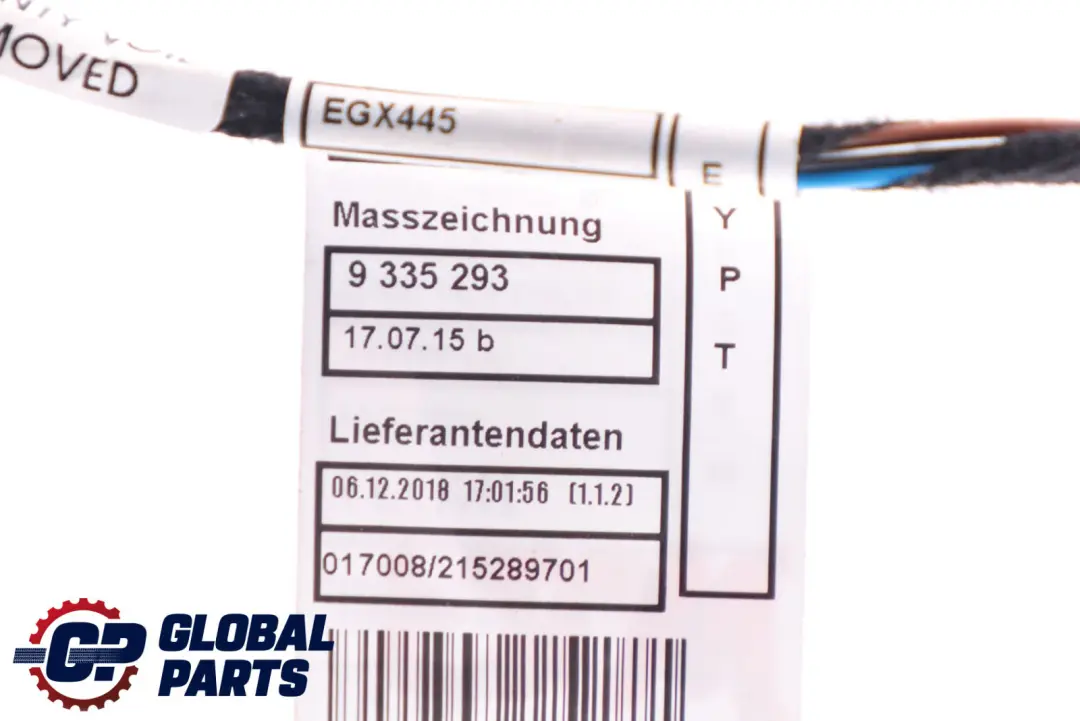 BMW F20 Przednie Drzwi Wiązka Przewodów - SKU 9335300 - Numer Części 9335300