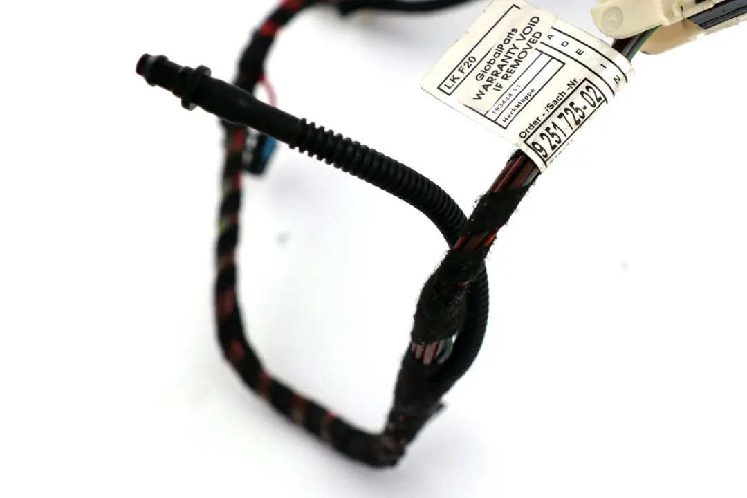 Kabelbaum Kabelbaum Hintere Kofferraumklappe Rechts O/S 9251725 für BMW F20 F21 LCI mit Teilenummer 9335306 BMW F20 F21 LCI Kabelbaum Kabelbaum Hintere Kofferraumklappe Rechts O/S 9251725 - SKU 9335306 - Teilenummer 9335306