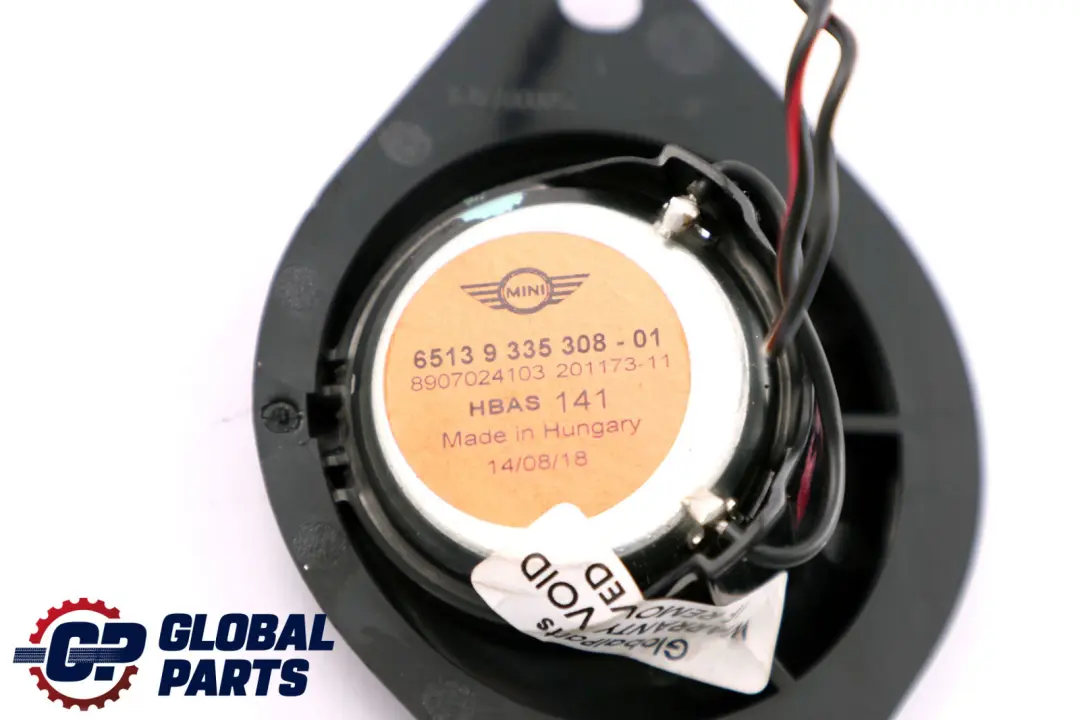 Mini F55 F56 F57 F60 Altoparlante TOP-HIFI Tweeter Harman Kardon - SKU 9335308 - Numero di parte 9335308