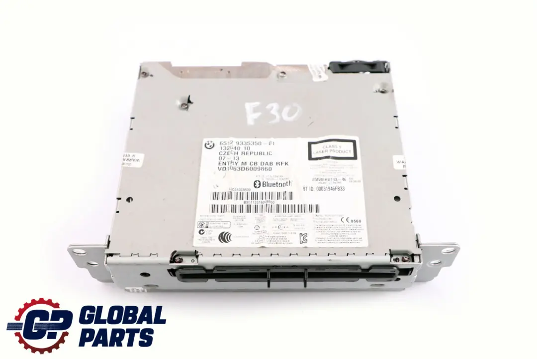 BMW F30 F31 F34 GT Radio Professionnelle DAB CD Player - SKU 9335350 - Numéro de pièce 9335350