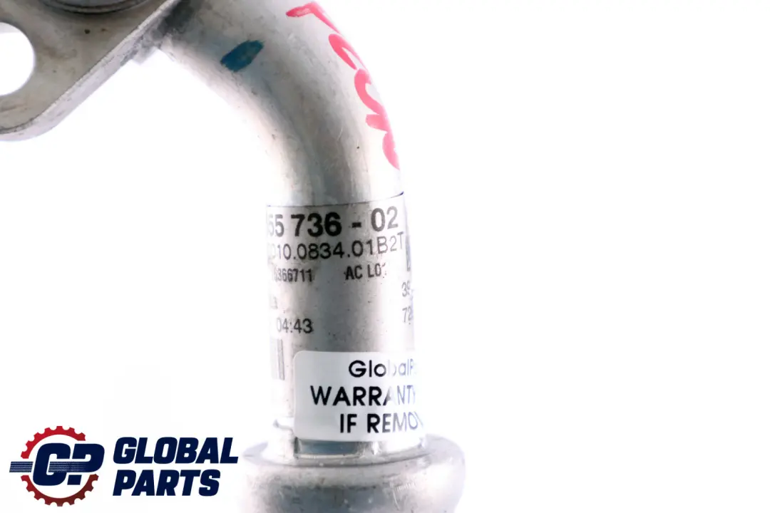 BMW 1 3 Series F20 F21 F30 F31 LCI Suction Pipe Evaporator Compressor 2555736 - SKU 9337134 - Part number 9337134