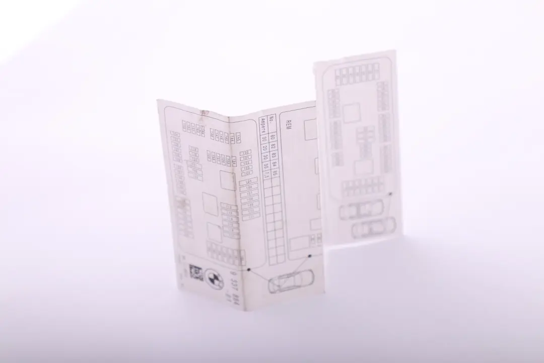 BMW F20 F21 F30 F80 Fuse Distribution Box Map Grouping - SKU 9337884 - Part number 9337884