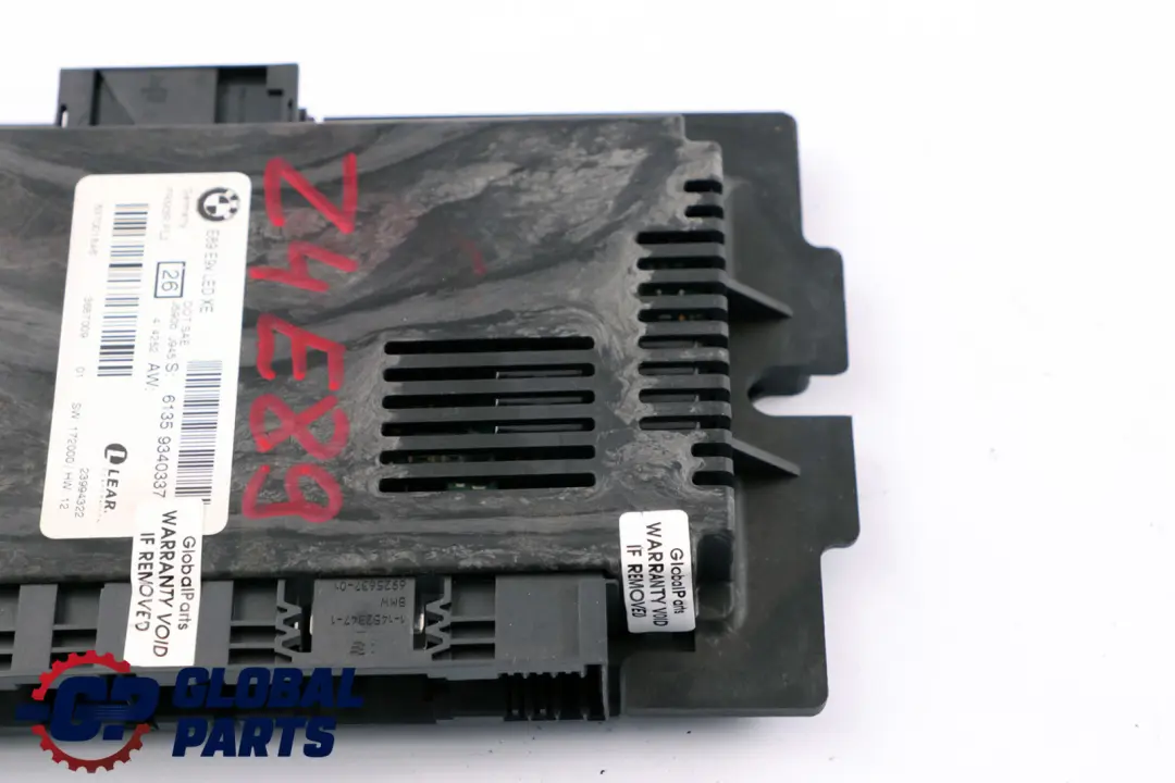 BMW Z4 Series E89 LED Xenon Footwell Light Module Control Unit ECU FRM3R - SKU 9340337 - Part number 9340337
