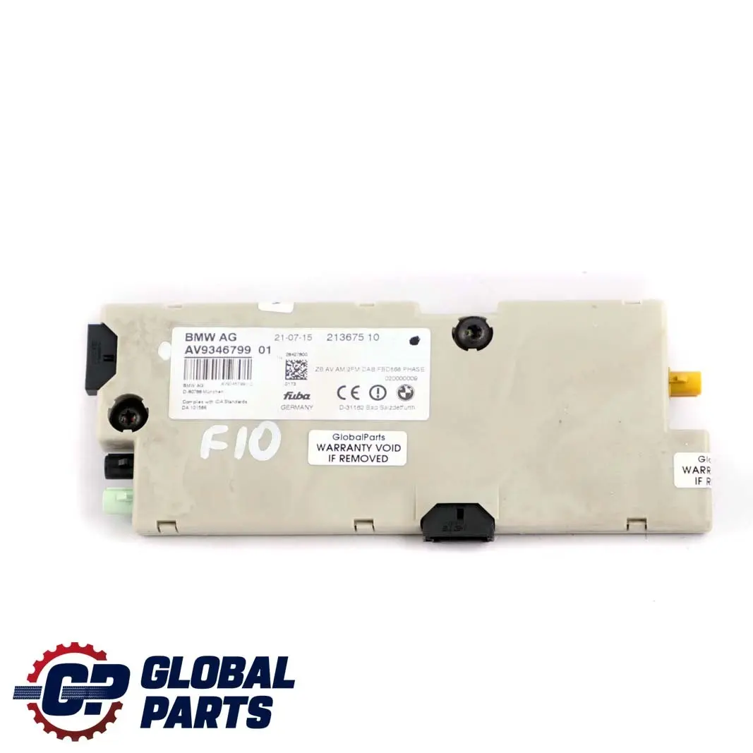 Diversity Antenne Antennenverstärker DAB für BMW F01 F02 LCI F10 mit Teilenummer 9346799 BMW F01 F02 LCI F10 Diversity Antenne Antennenverstärker DAB - SKU 9346799 - Teilenummer 9346799