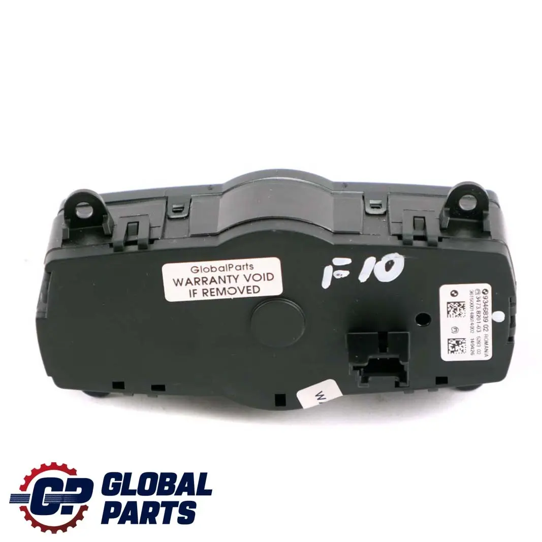 BMW F10 F11 F12 LCI Control Element Light Headlight Switch Unit - SKU 9346839 - Part number 9346839