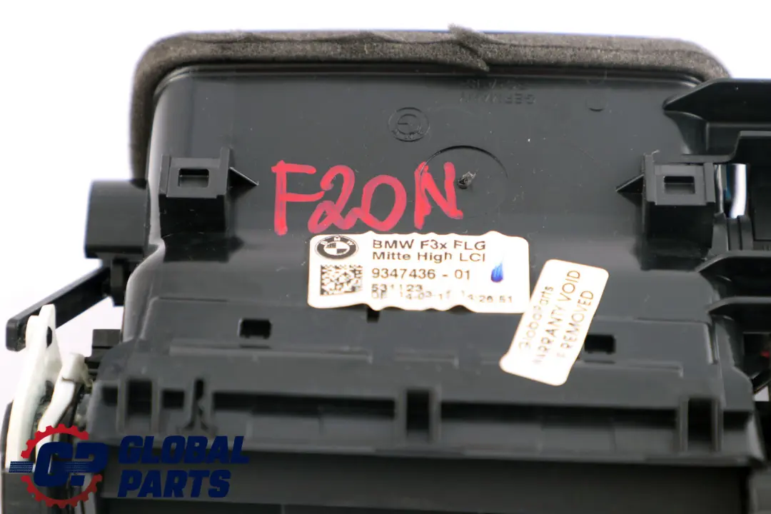 BMW F20 F30 LCI Kratka Nawiewu Wlot Powietrza Środkowa - SKU 9347436 - Numer Części 9347436