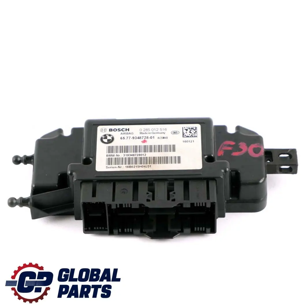 BMW F22 F30 LCI Unidad de Control Airbag ECU NO CRASH DATA - SKU 9348728 - Número de pieza 9348728