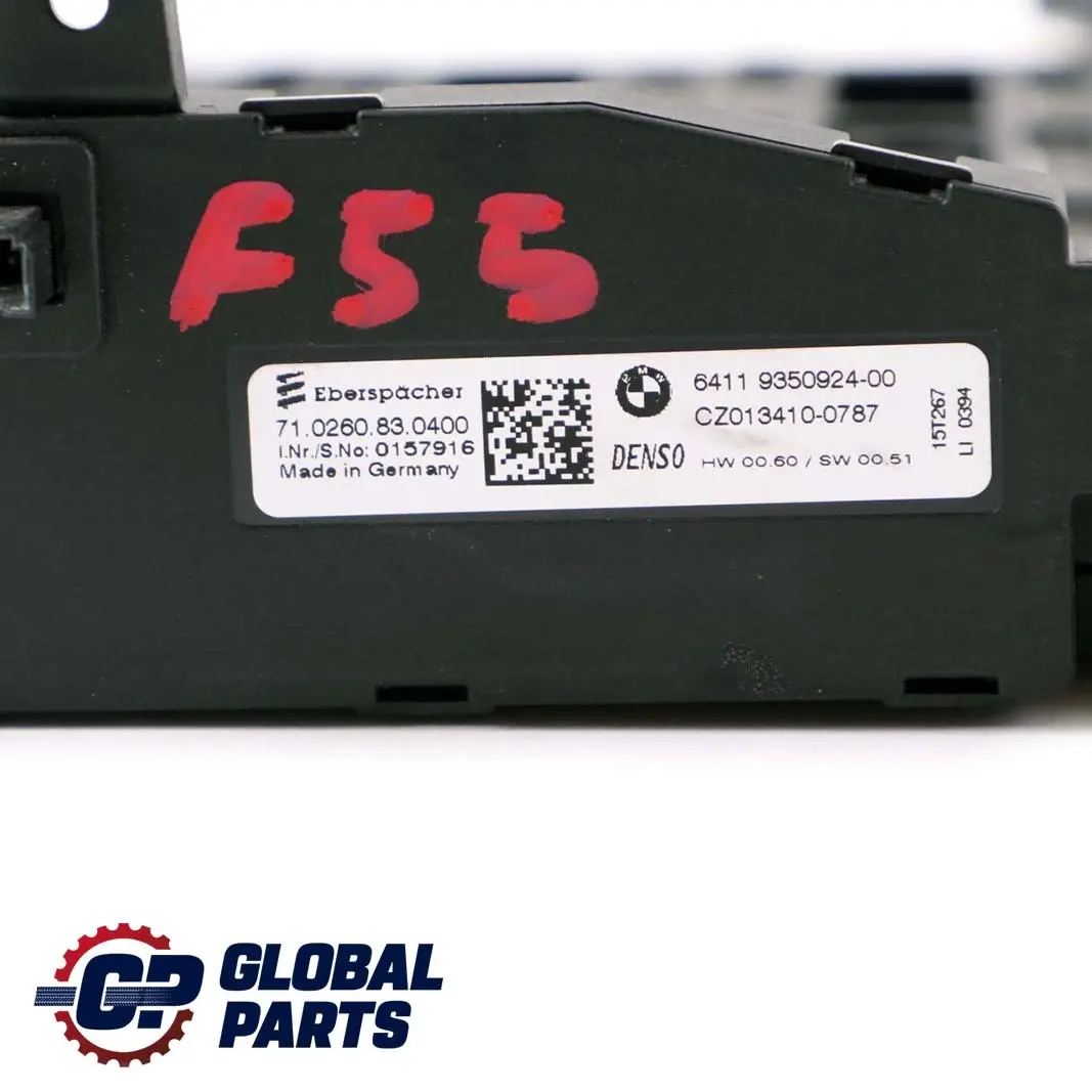 Mini F55 F56 F57 Air Conditioning Matrix Auxiliary Heater Diesel - SKU 9350924 - Part number 9350924