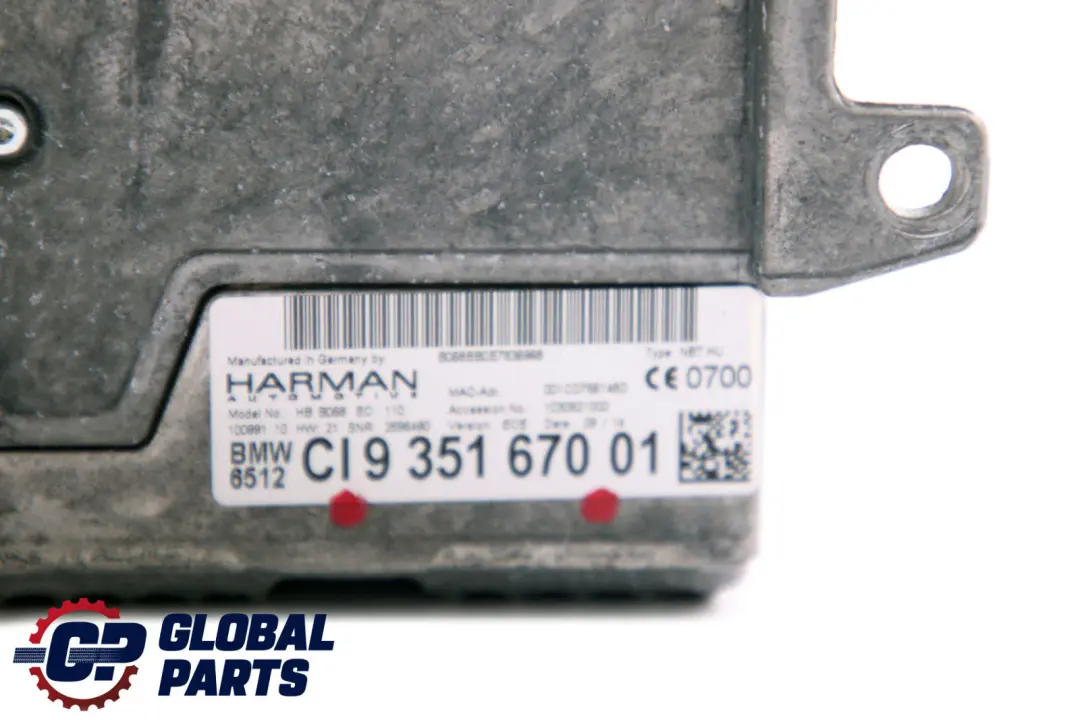 BMW 1 2 3 5 Series F10 F20 F22 F30 Navigation Sat Nav Head Unit High - SKU 9351670 - Part number 6826783