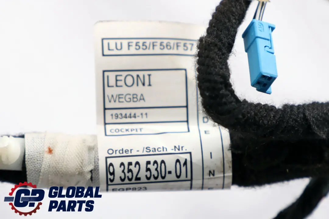 BMW Mini Cooper F55 F56 Cable Harness Instrument Panel Dashboard Dash - SKU 9352544 - Part number 9352530