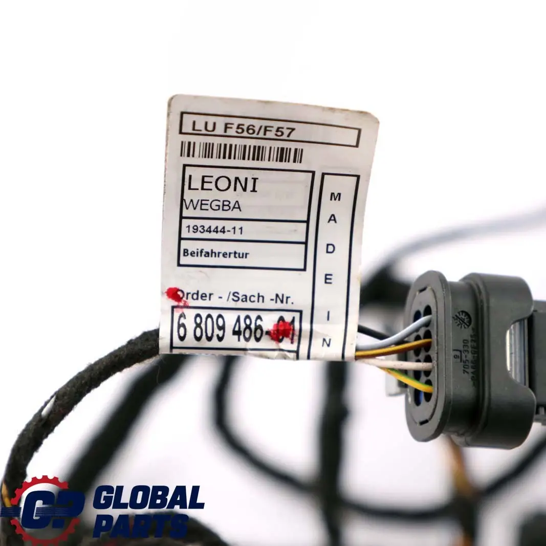Mini Cooper F56 Wiring Loom Front Left N/S Door Cables 6809486 - SKU 9352574 - Part number 9352574