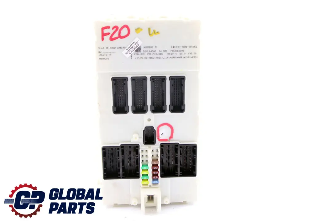 Steuergerät FEM Modul für BMW 1 2 3 4 er F20 F21 F22 F30 F31 F32 F36 mit Teilenummer 9352859 BMW 1 2 3 4 er F20 F21 F22 F30 F31 F32 F36 Steuergerät FEM Modul - SKU 9352859 - Teilenummer 9352859