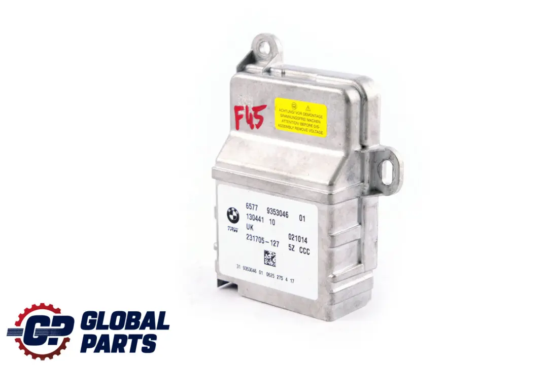 Mini Cooper One F54 F55 F56 F60 Sensore Modulo Aria Sedile - SKU 9353046 - Numero di parte 9484303