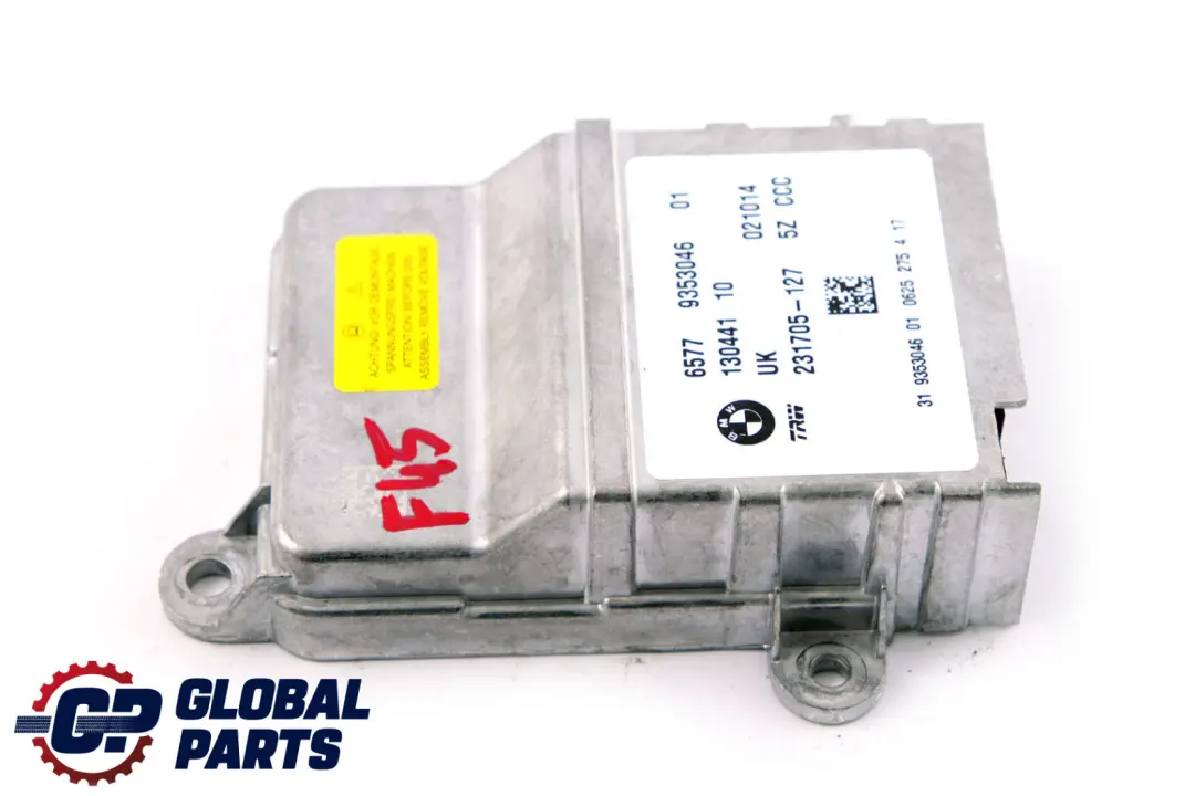 MINI Cooper One F54 F55 F56 F60 Seat Airbag Sensor Control Unit Module - SKU 9353046 - Part number 9484303
