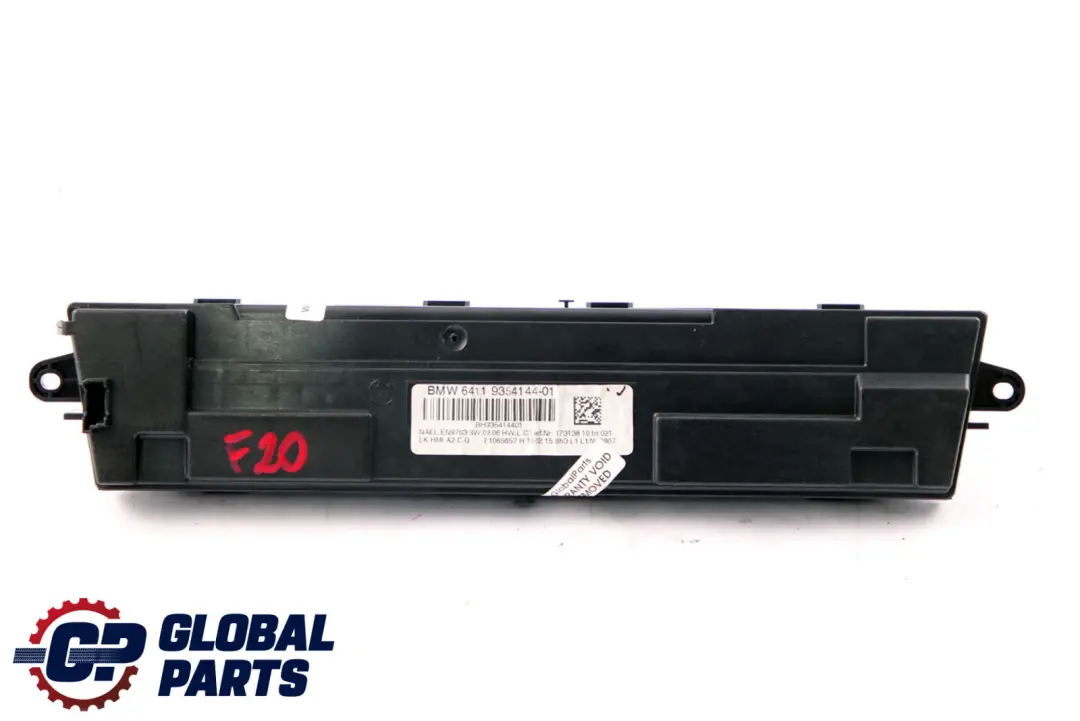 BMW F20 F21 F30 Automatic Air Conditioning Control - SKU 9354144 - Part number 9354144