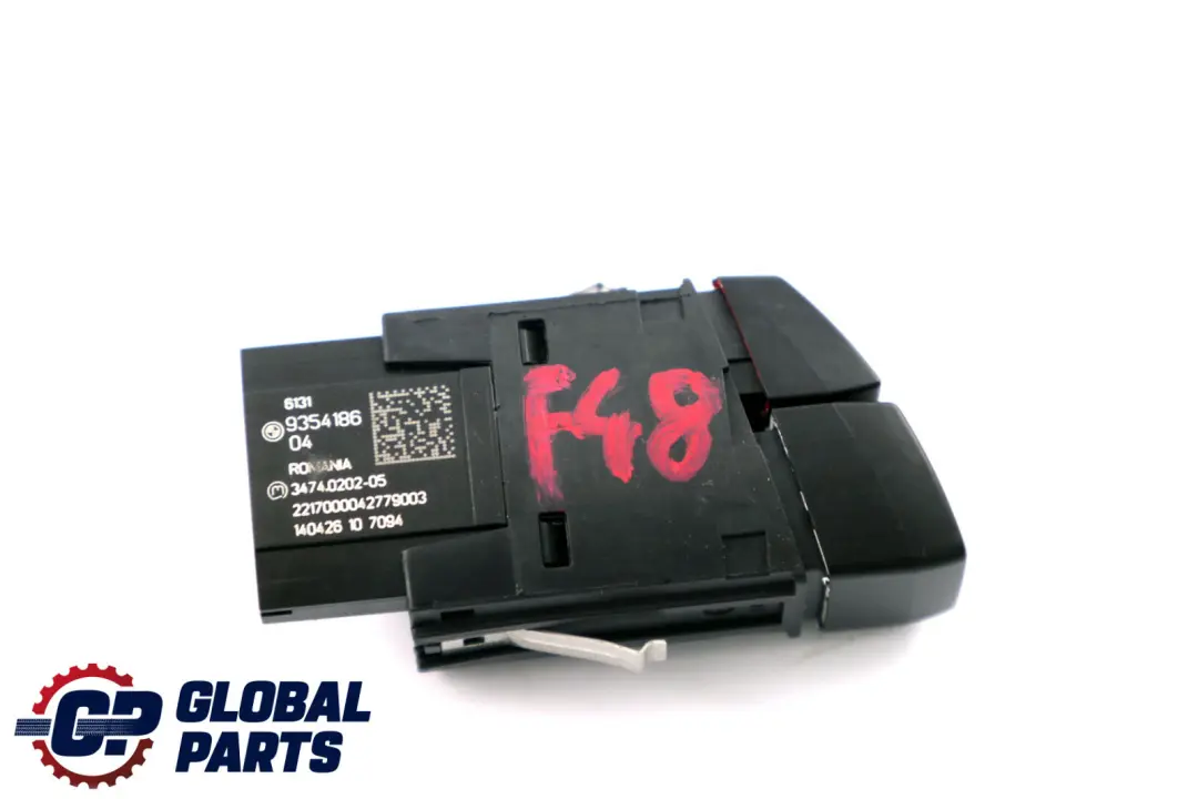Warnblinkschalter Notlicht für BMW F45 F46 X1 F48 X5 F15 mit Teilenummer 9354186 BMW F45 F46 X1 F48 X5 F15 Warnblinkschalter Notlicht - SKU 9354186 - Teilenummer 9354186