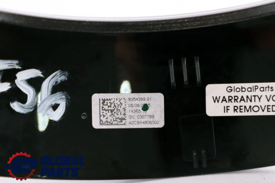 Front Trim Panel Dash Black Ring Stop LED to Mini F55 F56 F57 with Part number 9354399 Mini F55 F56 F57 Front Trim Panel Dash Black Ring Stop LED - SKU 9354399 - Part number 9354399