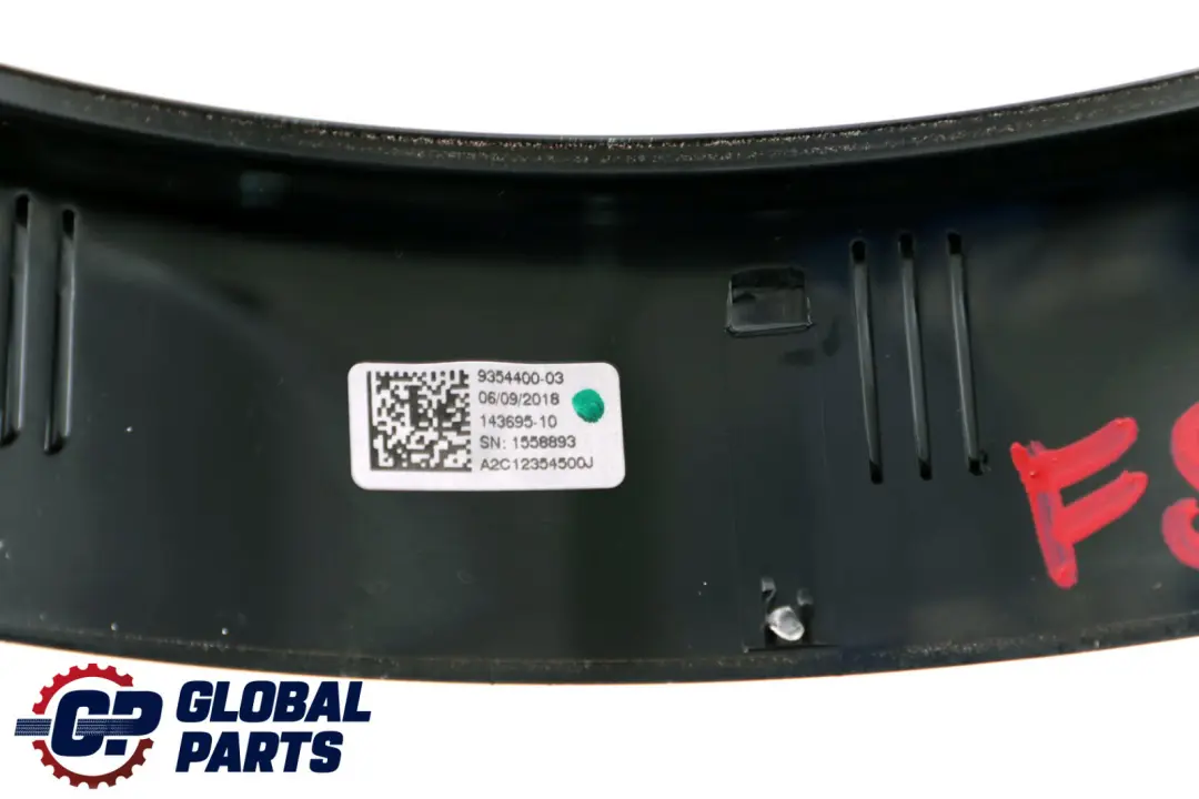 Mini Cooper One F55 F56 F57 Frontale Anello Decorativo Cruscotto Nero - SKU 9354400 - Numero di parte 9354400