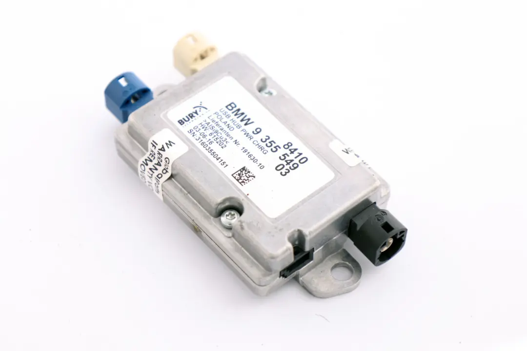 BMW 1 2 3 4 Series F20 F22 F21 F30 F32 LCI ECU USB Hub Module - SKU 9355549 - Part number 9355549