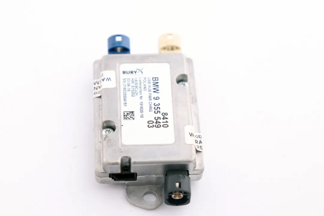 ECU USB Hub für BMW 1 2 3 4 er F20 F22 F21 F30 F32 LCI mit Teilenummer 9355549 BMW 1 2 3 4 er F20 F22 F21 F30 F32 LCI ECU USB Hub - SKU 9355549 - Teilenummer 9355549