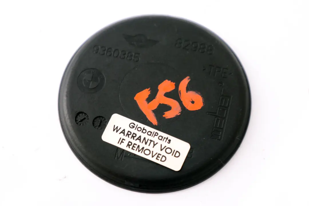 Einlegematte Getränkehalter Schwarz für BMW Mini Cooper F55 F56 F57 mit Teilenummer 9360385 BMW Mini Cooper F55 F56 F57 Einlegematte Getränkehalter Schwarz - SKU 9360385 - Teilenummer 9360385