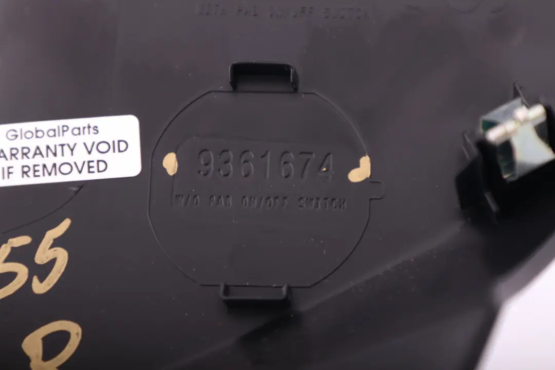 Mini F55 Osłona Prawa Przednia Czarna - SKU 9361674 - Numer Części 9361674