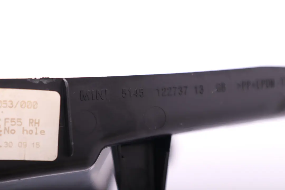 Blende I-Tafel Aussen Rechts Schwarz für Mini Cooper One F55 mit Teilenummer 9361674 Mini Cooper One F55 Blende I-Tafel Aussen Rechts Schwarz - SKU 9361674 - Teilenummer 9361674