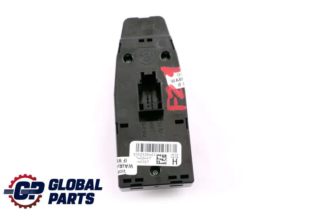 BMW F21 F32 Interruttore alzacristalli lato guida scomparsa elettrica - SKU 9362126 - Numero di parte 9362126