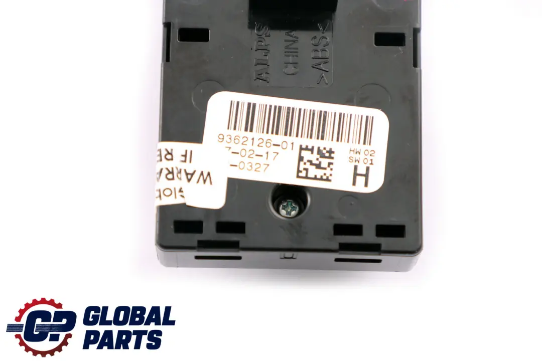 BMW F21 F22 F32 Interruptor Elevalunas Lateral Plegable - SKU 9362126 - Número de pieza 9362126