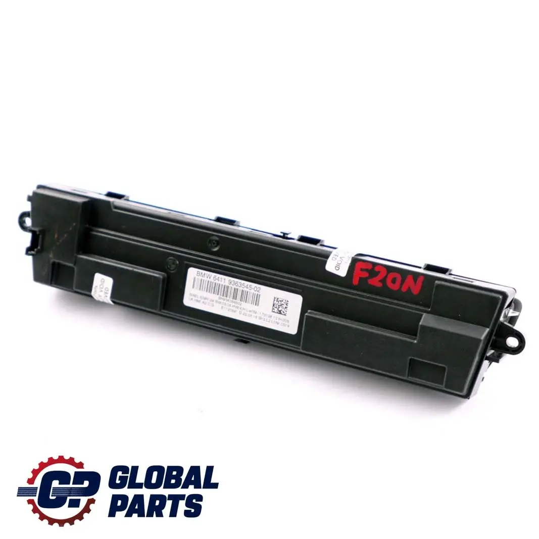  A/C Switch BMW F20 F21 F30 F31 LCI Air Conditioning Control Panel - SKU 9363545 - Part number 9363545