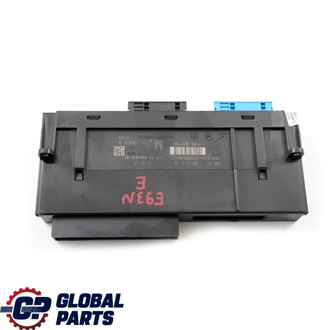ECU Body Control Module M Junction Box PL2RR JBBFE IIIR to BMW 3 E93 LCI with Part number 9364819 BMW 3 E93 LCI ECU Body Control Module M Junction Box PL2RR JBBFE IIIR - SKU 9364819 - Part number 9364819