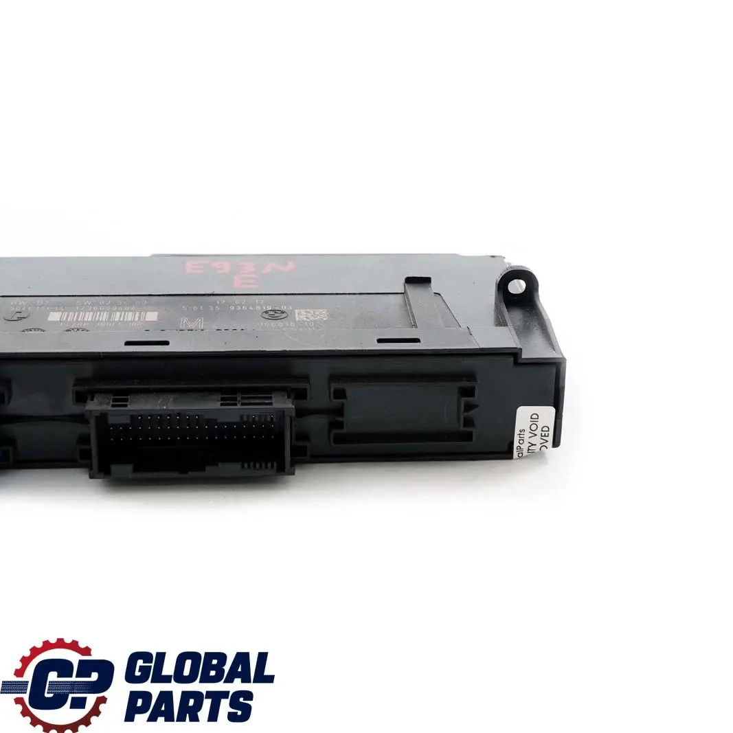 ECU Body Control Module M Junction Box PL2RR JBBFE IIIR to BMW 3 E93 LCI with Part number 9364819 BMW 3 E93 LCI ECU Body Control Module M Junction Box PL2RR JBBFE IIIR - SKU 9364819 - Part number 9364819