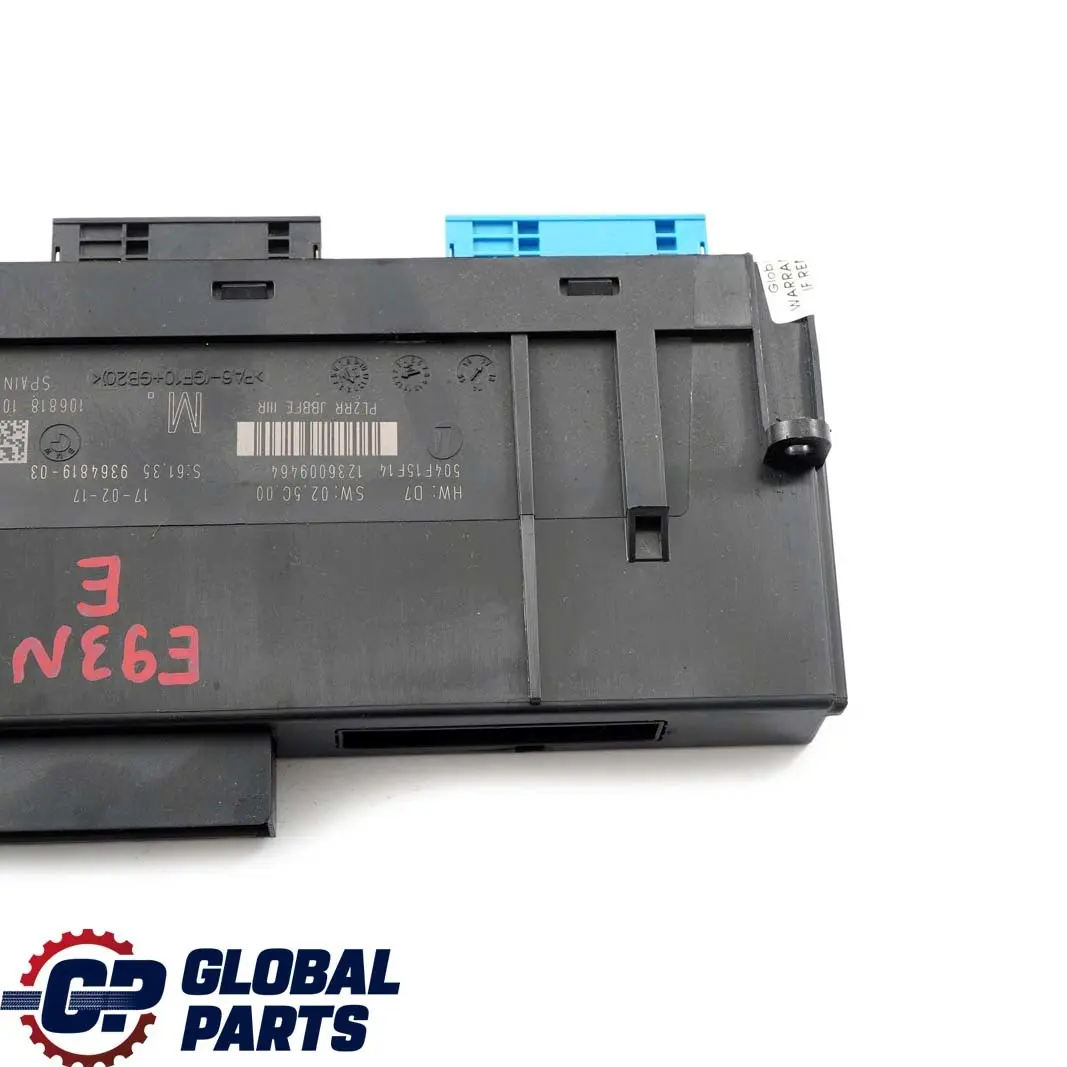 BMW 3 E93 LCI ECU Body Control Module M Anschlussdose PL2RR JBBFE IIIR - SKU 9364819 - Teilenummer 9364819