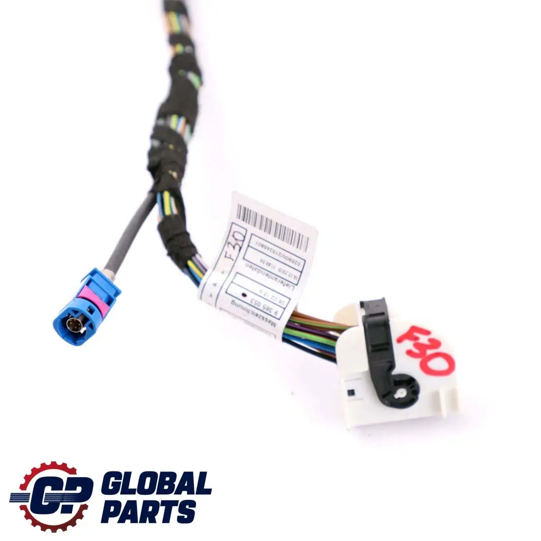 Trunk Cable Wiring Harness Rear to BMW 3 Series F30 LCI 330e Hybrid with Part number 9365055 BMW 3 Series F30 LCI 330e Hybrid Trunk Cable Wiring Harness Rear - SKU 9365055 - Part number 9365055