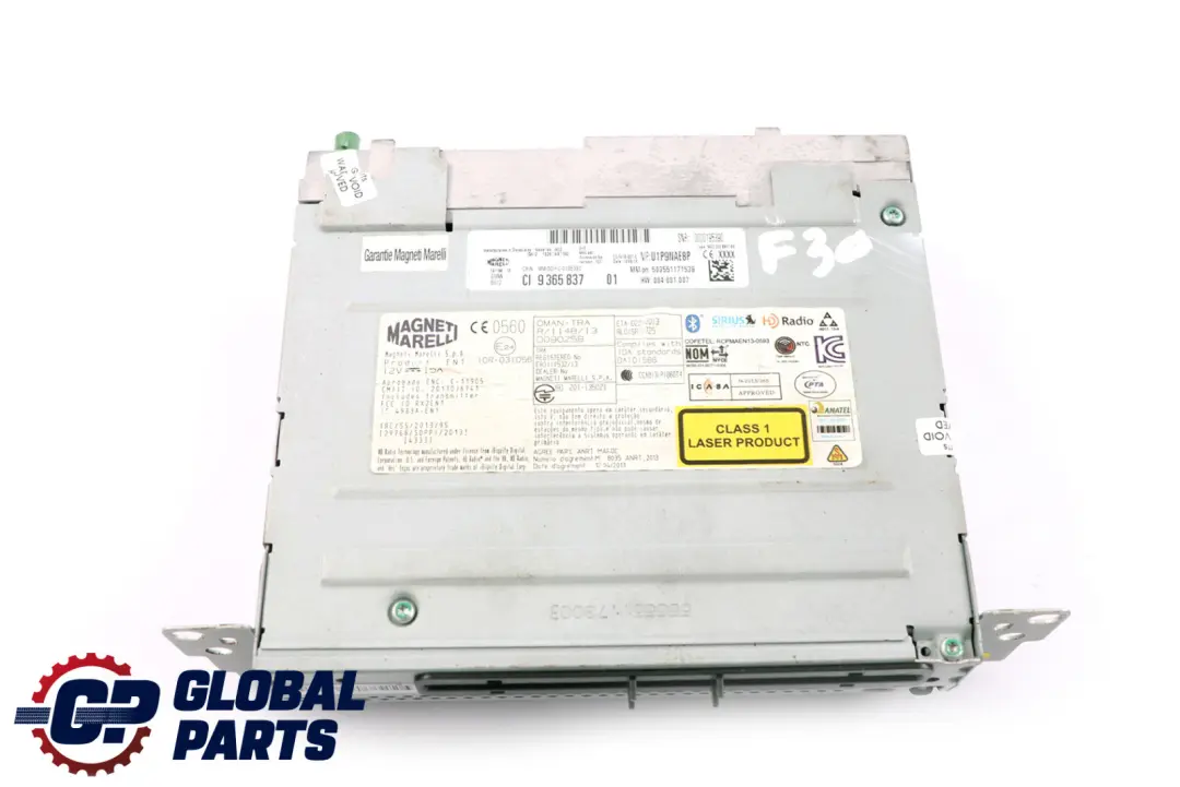 BMW F20 F21 F22 F30 F31 Unité principale Basic Media Headunit - SKU 9365837 - Numéro de pièce 9365837
