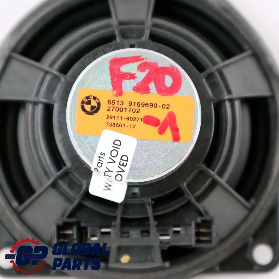 Altoparlante audio mid-range Stereo HiFi Harman Kardon per BMW F20 F21 F30 F31 con numero di parte 9368383 BMW F20 F21 F30 F31 Altoparlante audio mid-range Stereo HiFi Harman Kardon - SKU 9368383-1 - Numero di parte 9368383