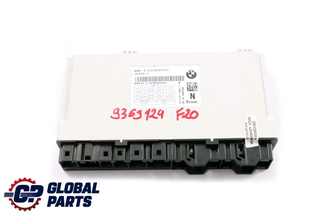 BMW F10 F20 F30 Vordersitz Steuergerät Modul Speicher 9280913 - SKU 9369124 - Teilenummer 9369124