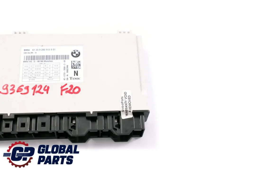BMW F10 F20 F30 Front Seat Control Unit Module Memory 9280913 - SKU 9369124 - Part number 9369124