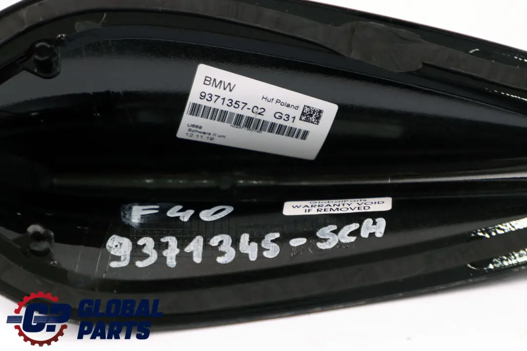 Shark Roof Antenna Aerial Housing Cover Empty Schwarz 2 Black to BMW 1 Series F40 with Part number 9371345 BMW 1 Series F40 Shark Roof Antenna Aerial Housing Cover Empty Schwarz 2 Black - SKU 9371345-SCH - Part number 9371345